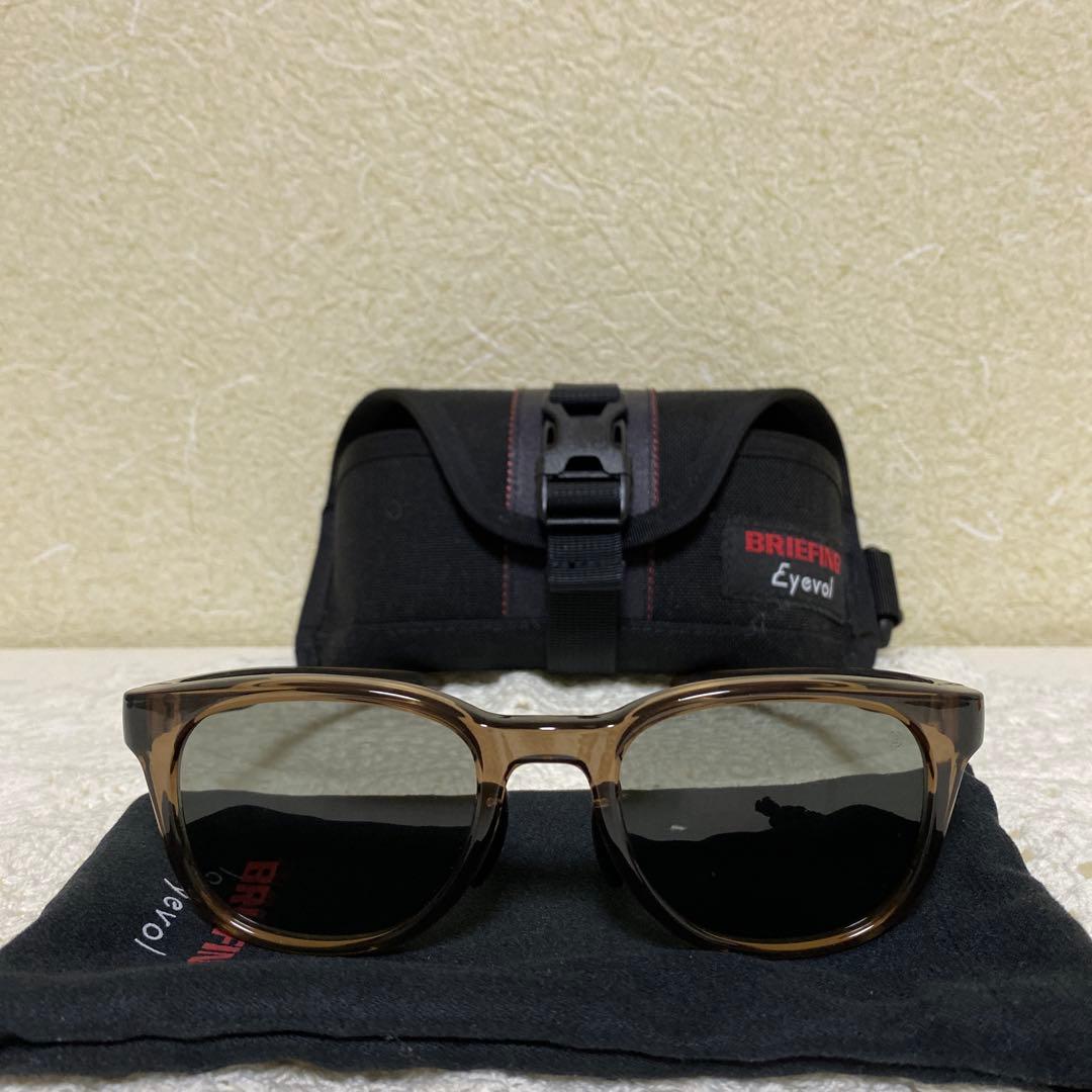 BRIEFING EYevol Eyewear ブラウン ブラック サングラス