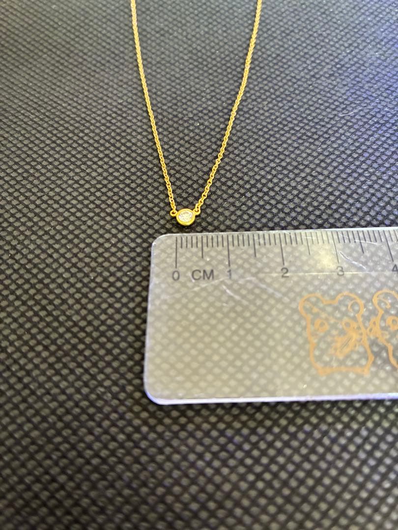 Tiffany&Co.ダイヤモンド ネックレスバイザヤード K18YG