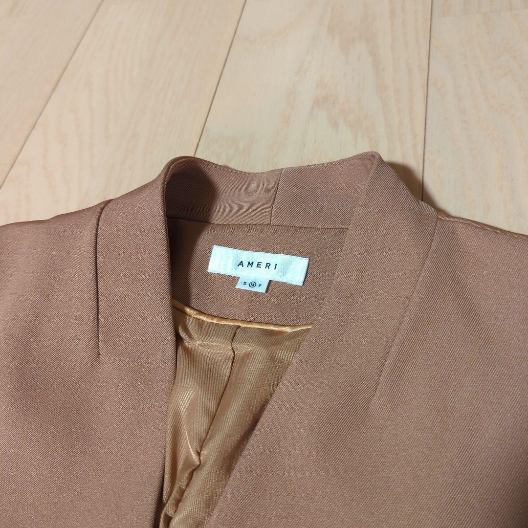 Ameri　ESSENTIAL CURVE COLLAR JACKET