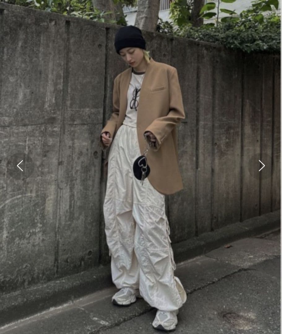 Ameri　ESSENTIAL CURVE COLLAR JACKET