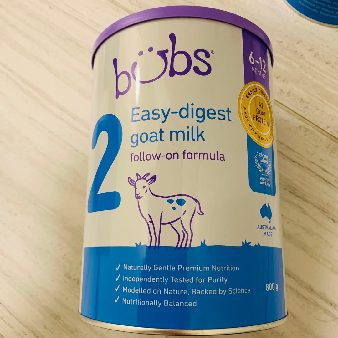 【New缶】bubsバブズやぎ山羊A2粉ミルクステップ2(6〜12ヶ月)3缶