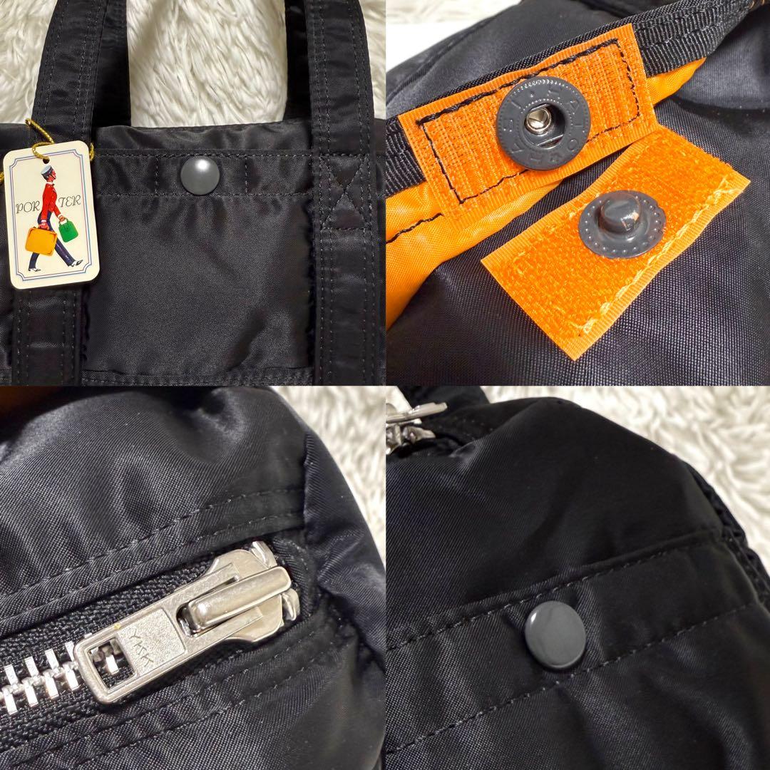 タグ付 ポーター タンカー ミニボストン S ブラック ダッフルバッグ 廃盤
