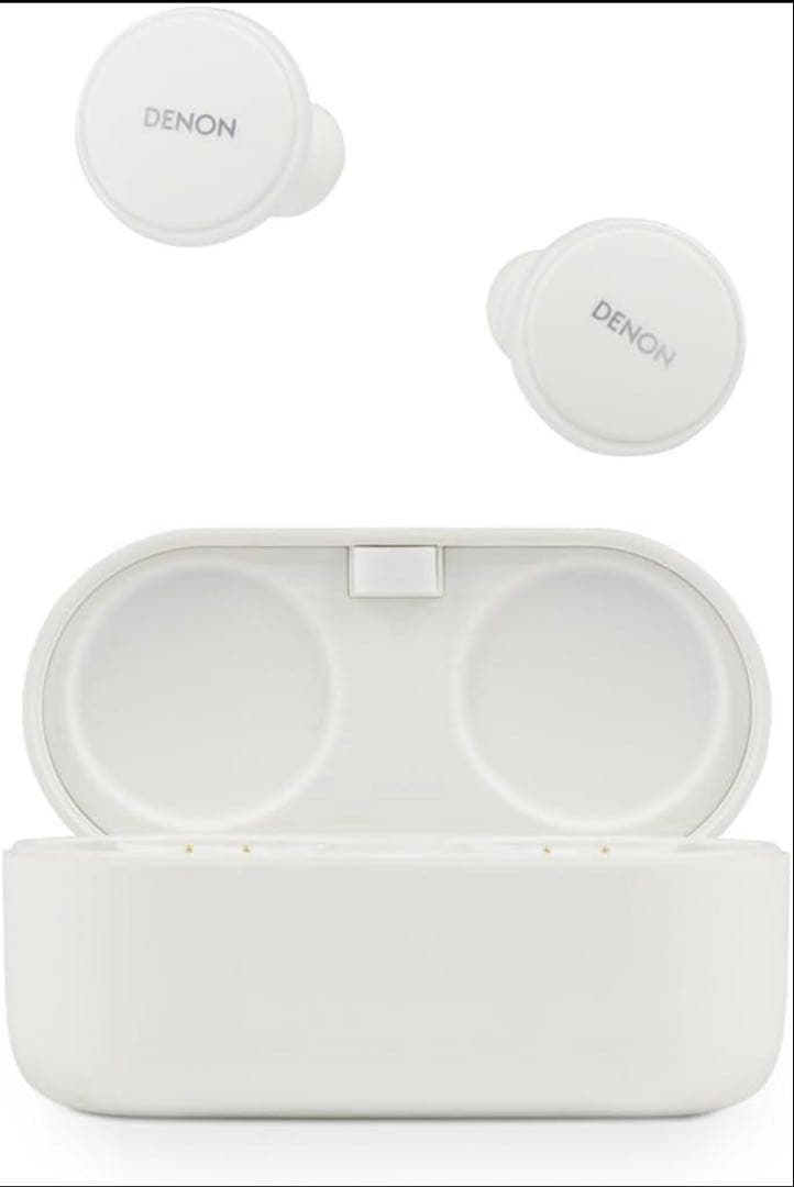 ほぼ未使用！Denon ワイヤレスイヤホン Bluetooth 防滴/マイク付き