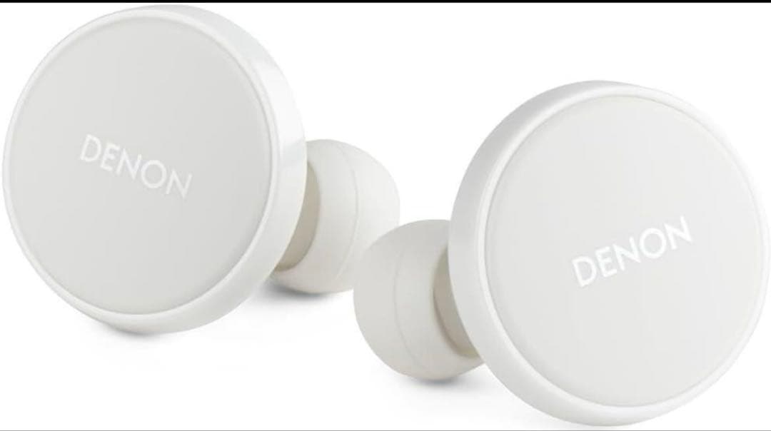ほぼ未使用！Denon ワイヤレスイヤホン Bluetooth 防滴/マイク付き