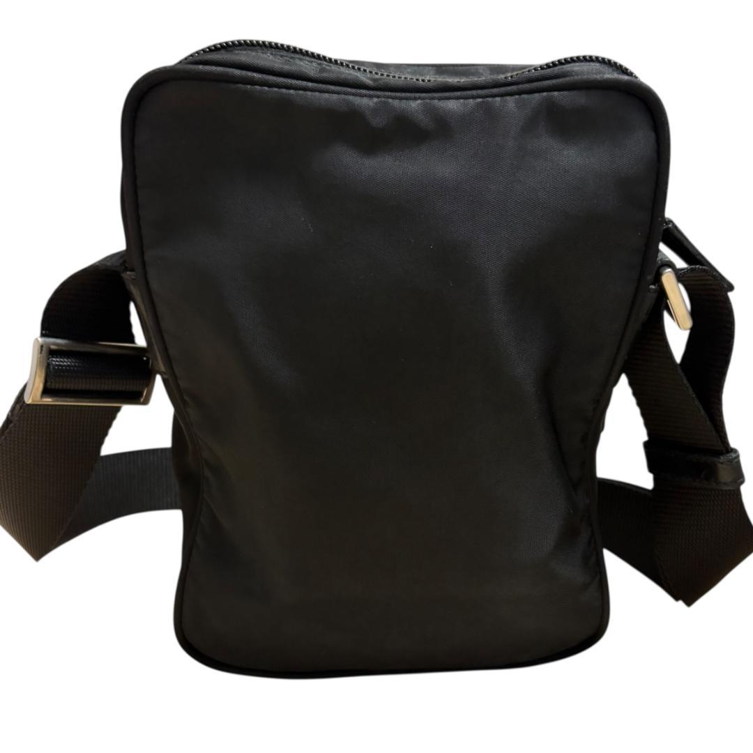 ヨ*ー様 PRADA プラダ ブラック テスート ナイロン ショルダーバッグ 正