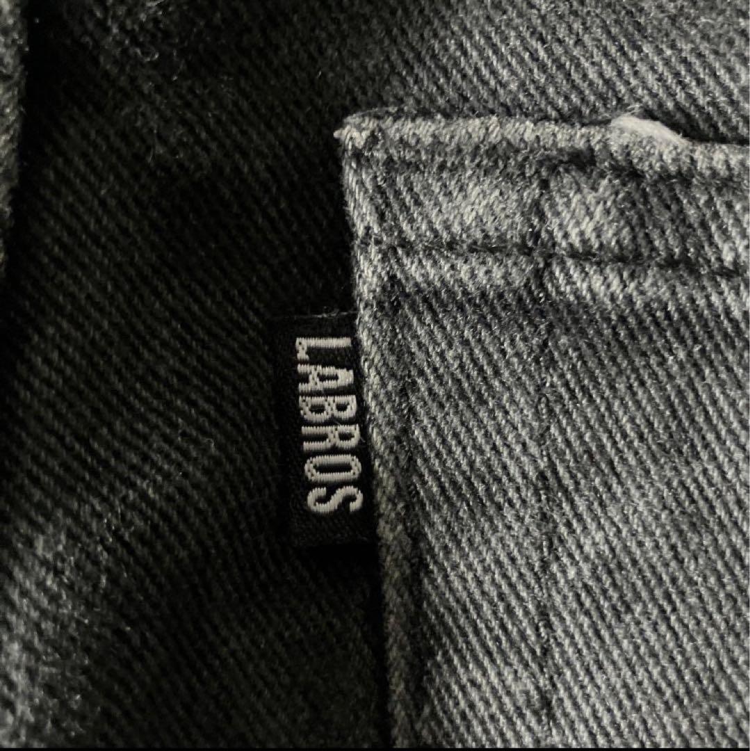 完売品LABROS グレー ワイドフィットデニム確実正規品