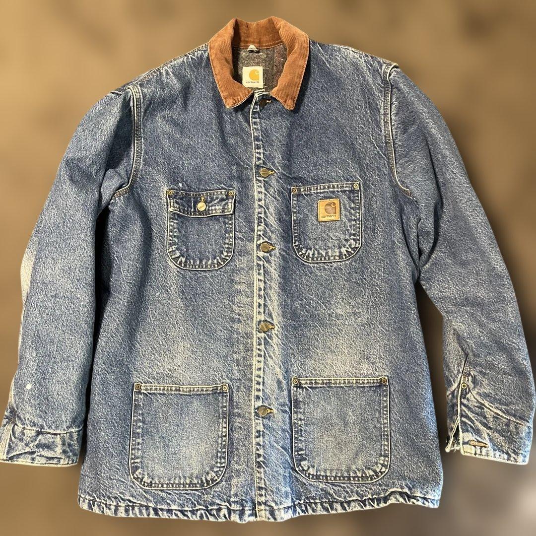 Carhartt デニム カバーオール　チョアコート