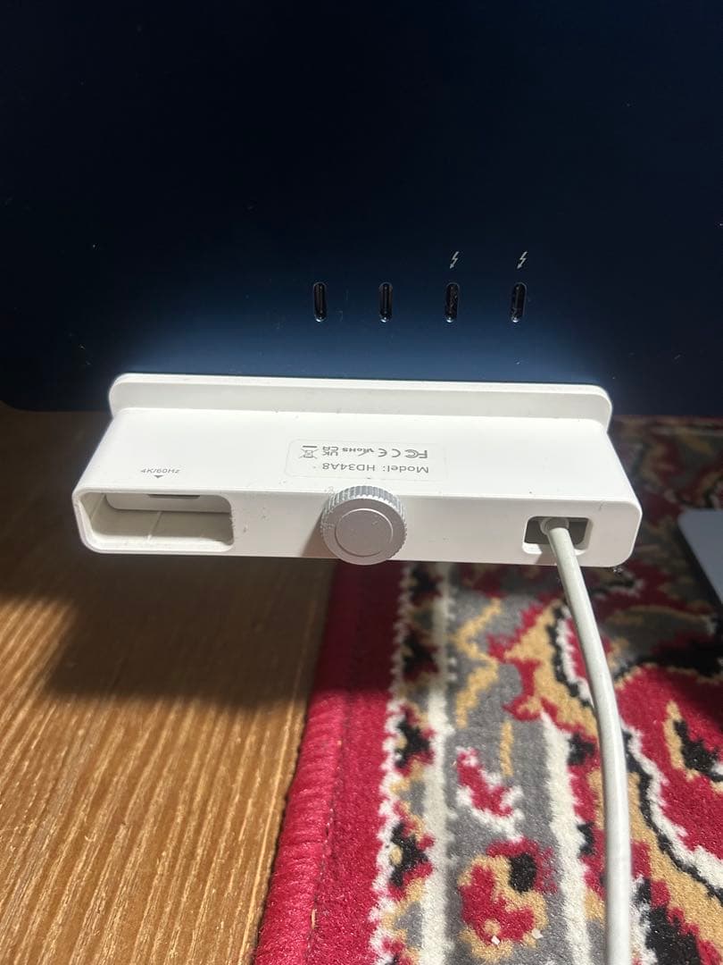 iMac(2021) M1 16GB 1TB ブルー USBハブ付き