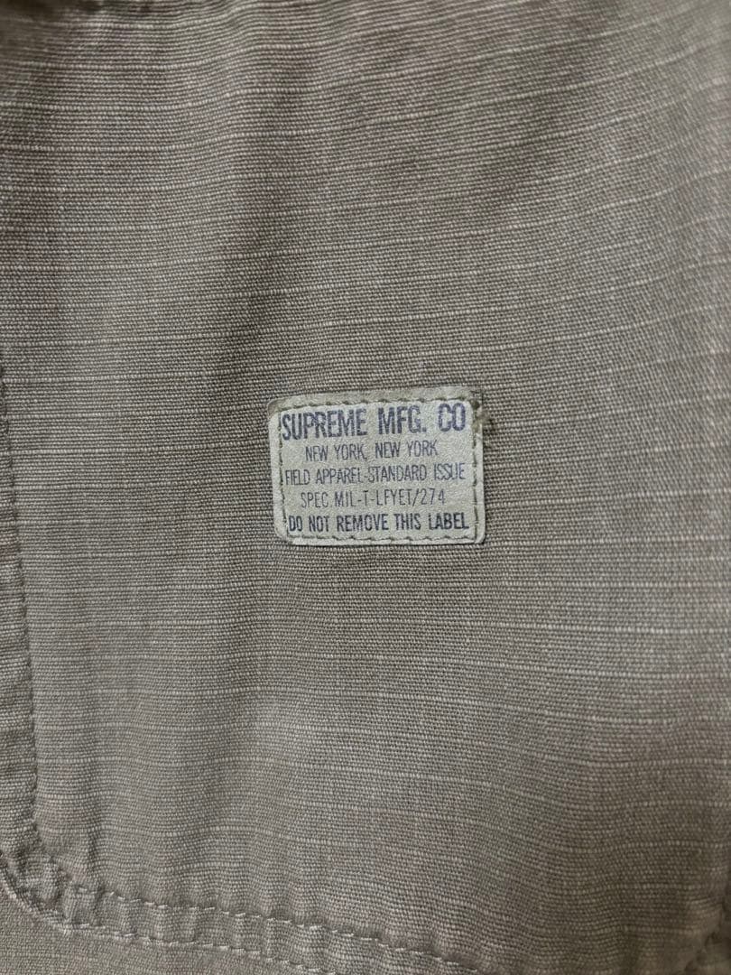 ジャケット・アウター 90s Supreme RIPSTOP MILITARY SHIRTJACKET