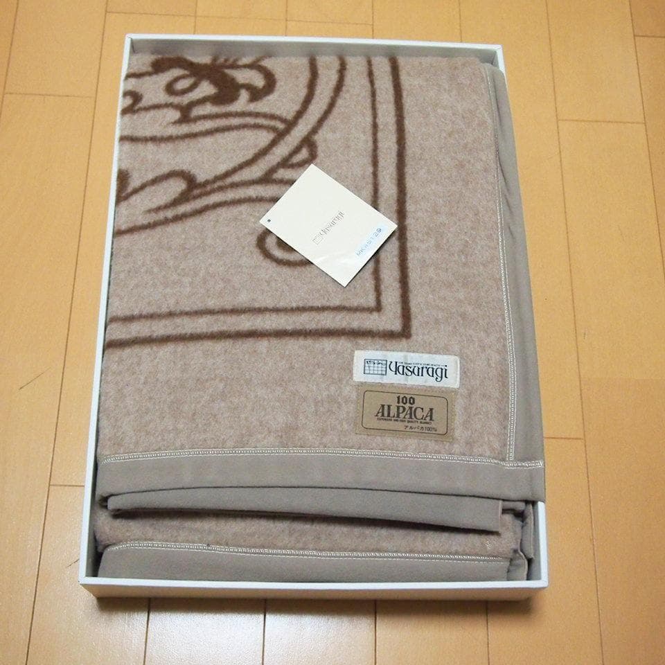 Yasuragi やすらぎ アルパカ100% 毛布 140cm×200cm