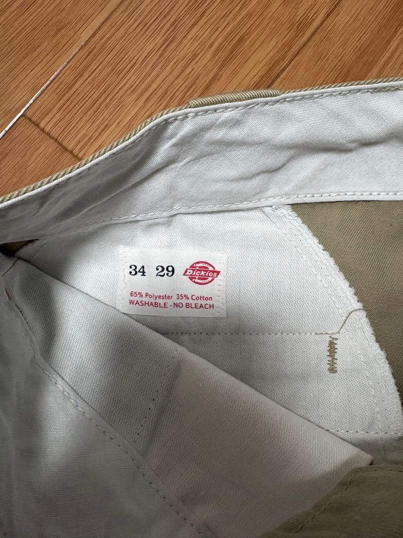 た*説様 ディッキーズ 874 ワークパンツ ベージュ W34 L29 80s