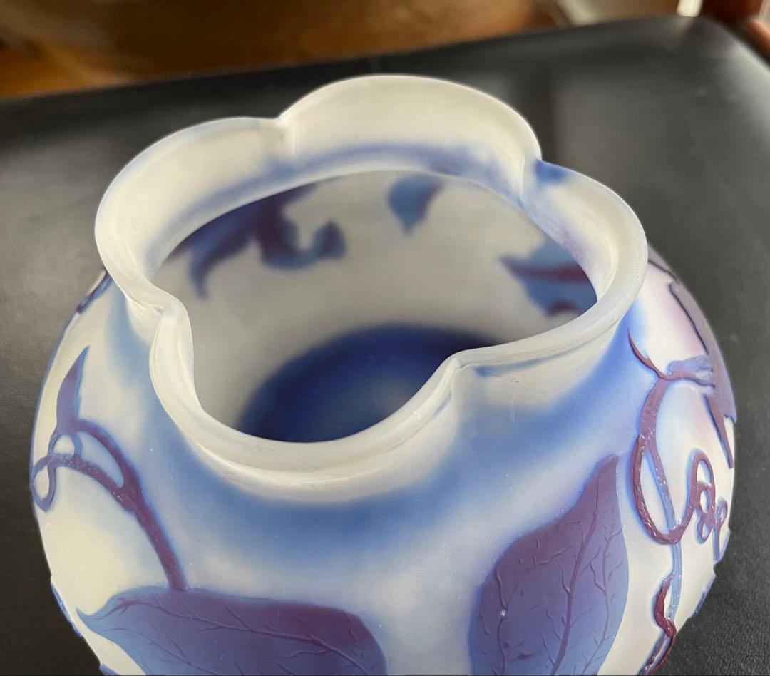 エミール、ガレ花瓶　本物保証