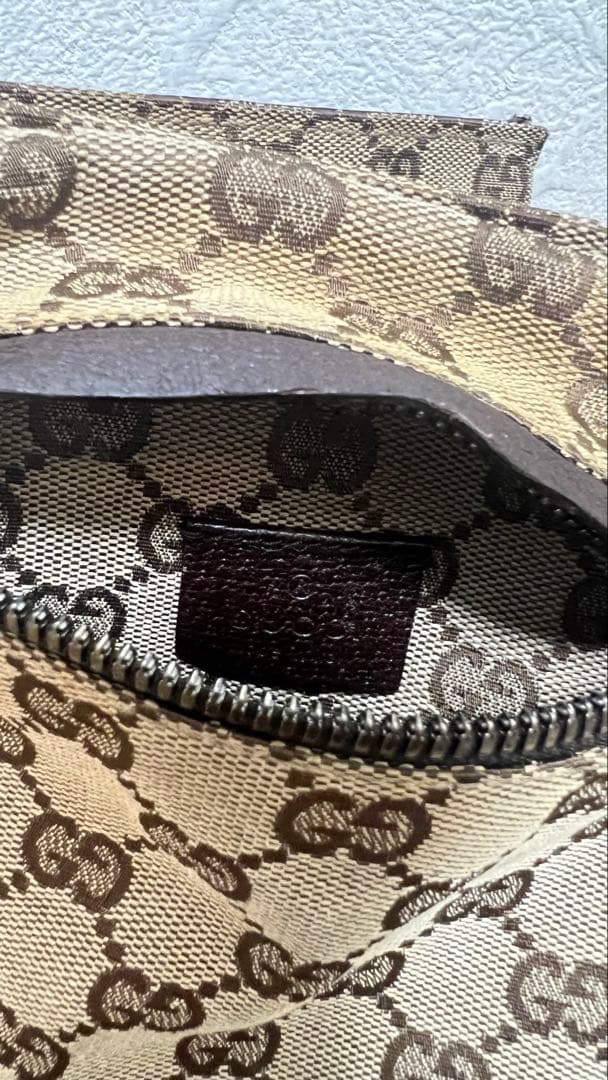⭐極美品⭐GUCCI　GG柄　シェリー　ウエストバッグ