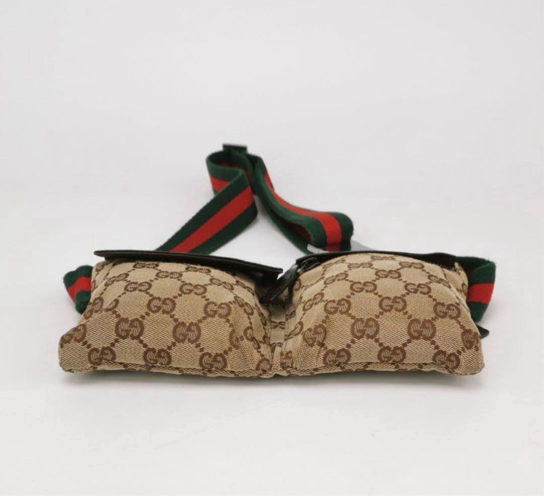 ⭐極美品⭐GUCCI　GG柄　シェリー　ウエストバッグ