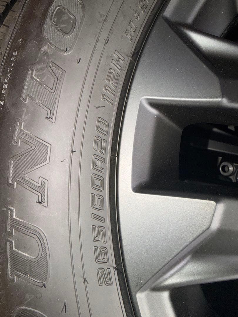 ランクル250zx 新車外し　20インチ　タイヤホイール4本セット