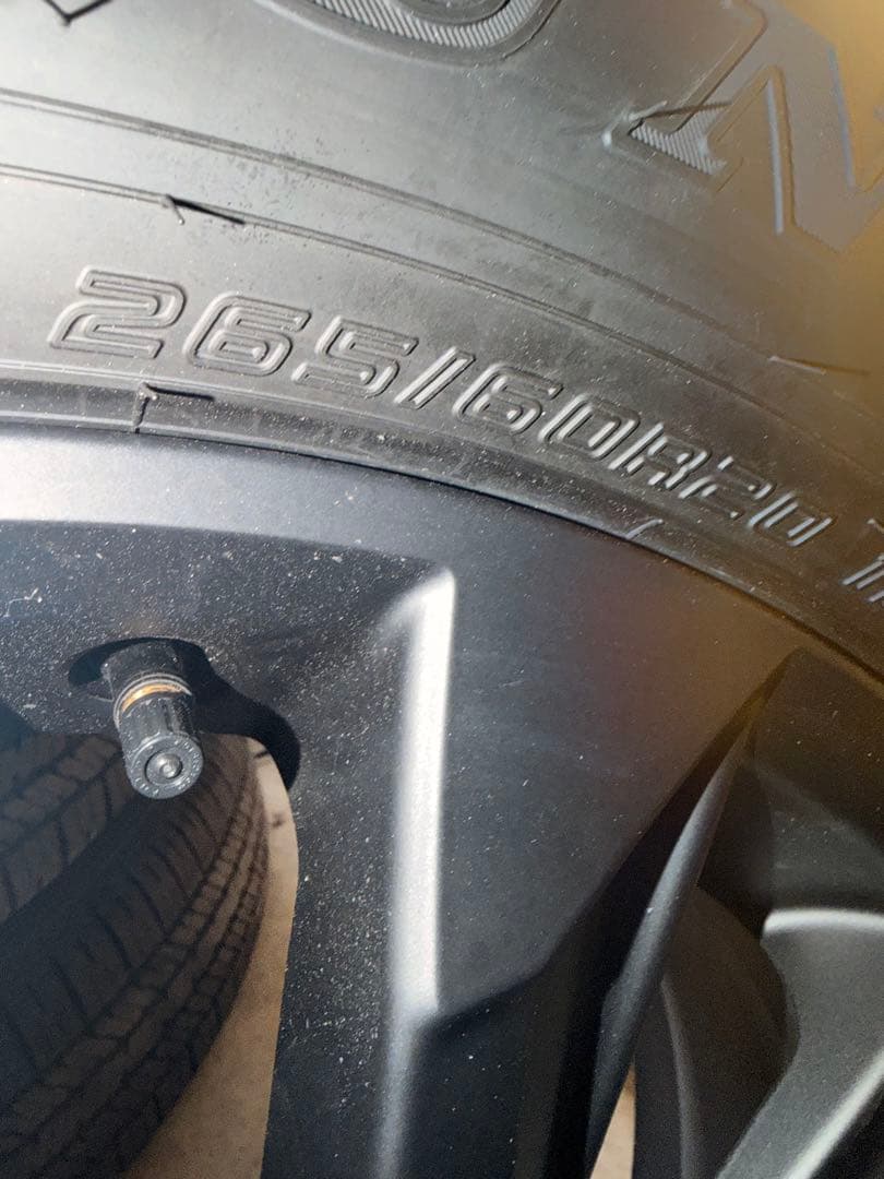 ランクル250zx 新車外し　20インチ　タイヤホイール4本セット