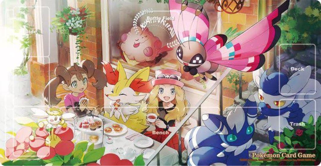 ポケモンカード　プレイマット　セレナ　モルペコ　オキナワ　ミライドン　コライドン