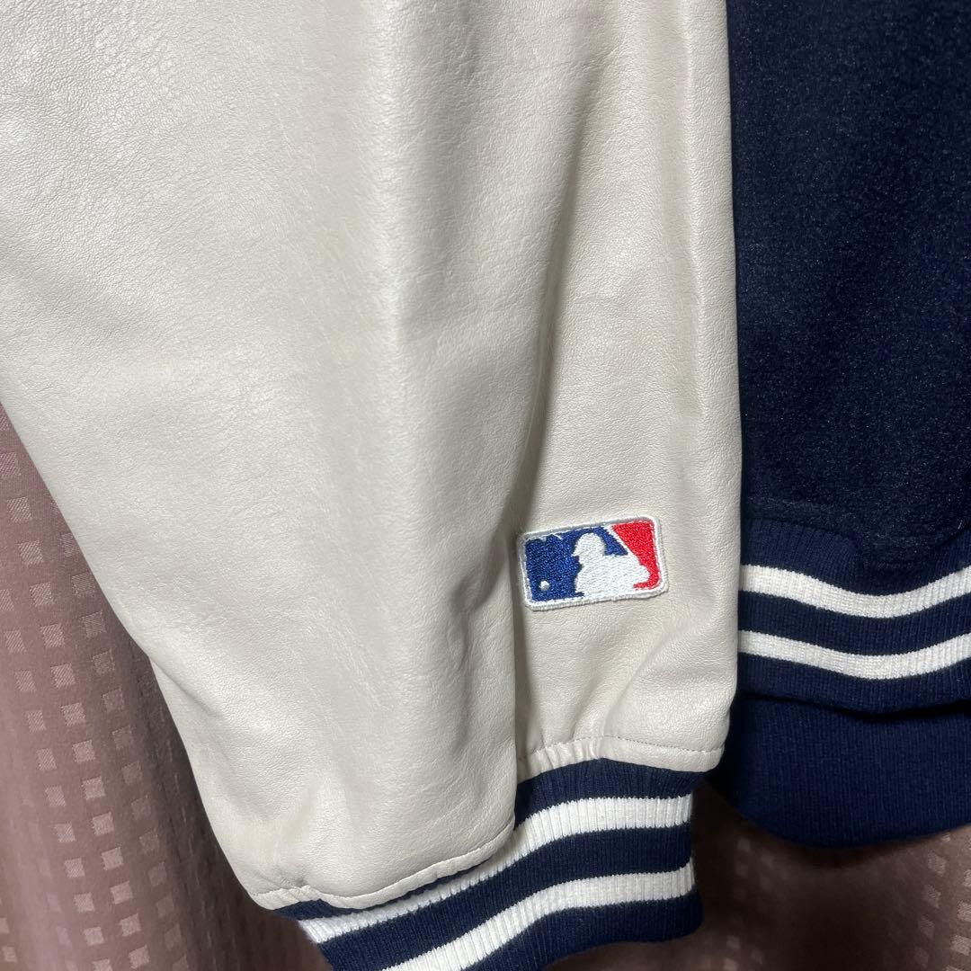 Pe rushu ✖️ ロサンゼルス・ドジャース スタジャン ネイビー/ホワイト