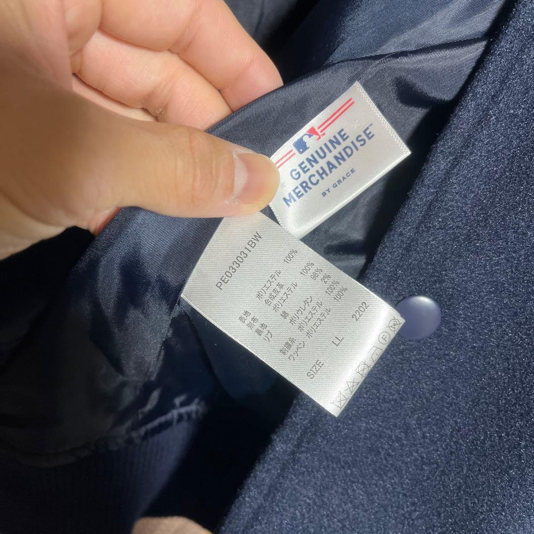 Pe rushu ✖️ ロサンゼルス・ドジャース スタジャン ネイビー/ホワイト