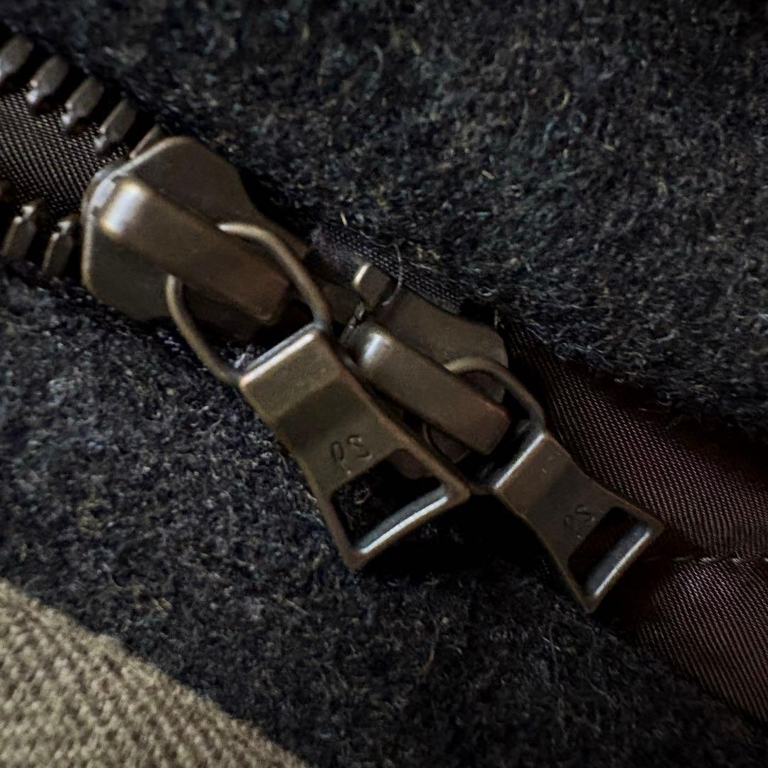 ★カシミヤ混 XLサイズ★ ポールスミス モッズコート ラクーンファー取り外し可