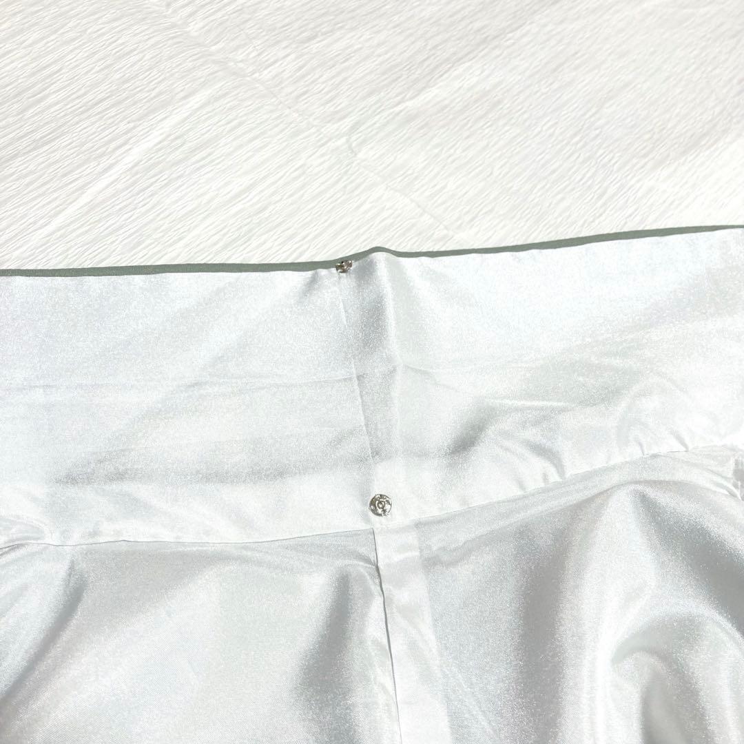 【美品✨】東レシルック　洗える着物　小紋　裏柳色　蔦と実　縦縞　手縫い仕立てP1