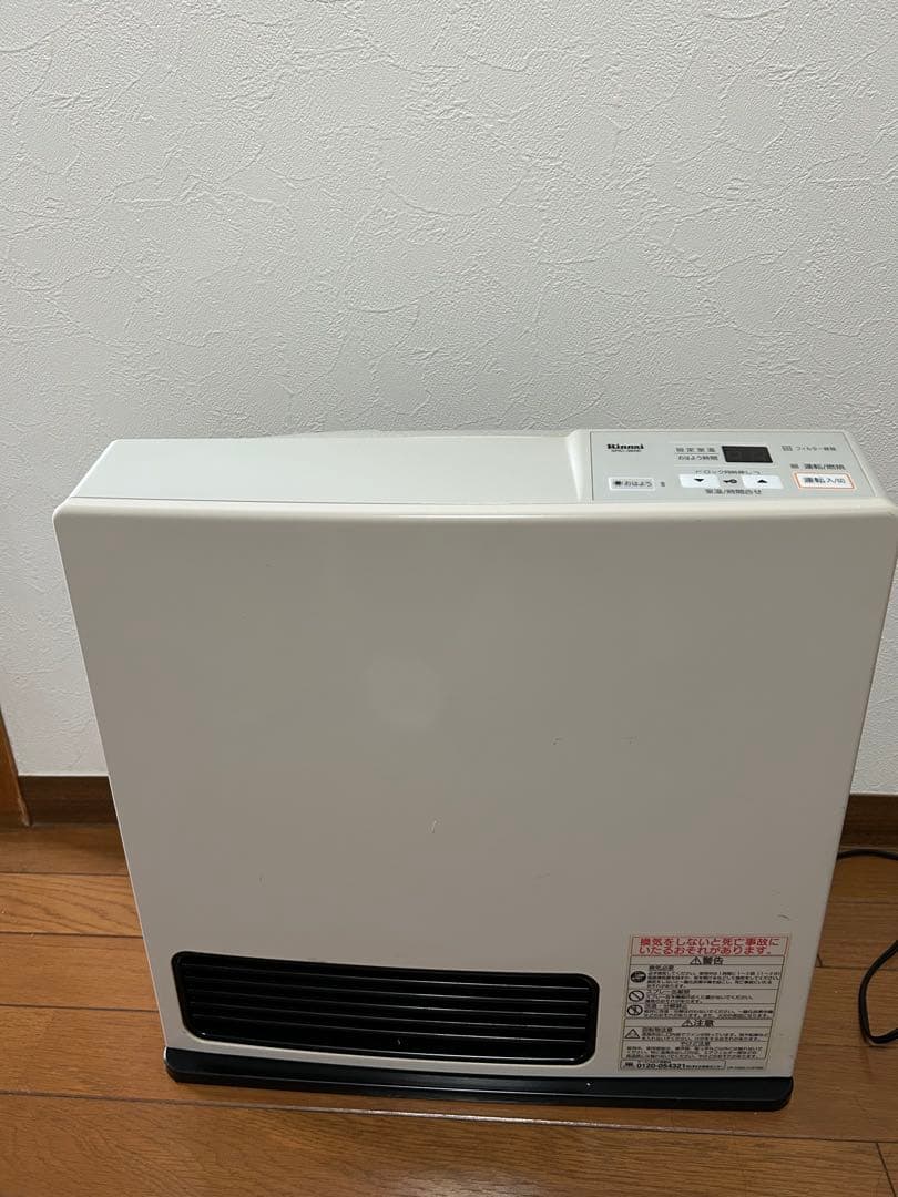 Rinnai ガスファンヒーター 13A ガスホース付き