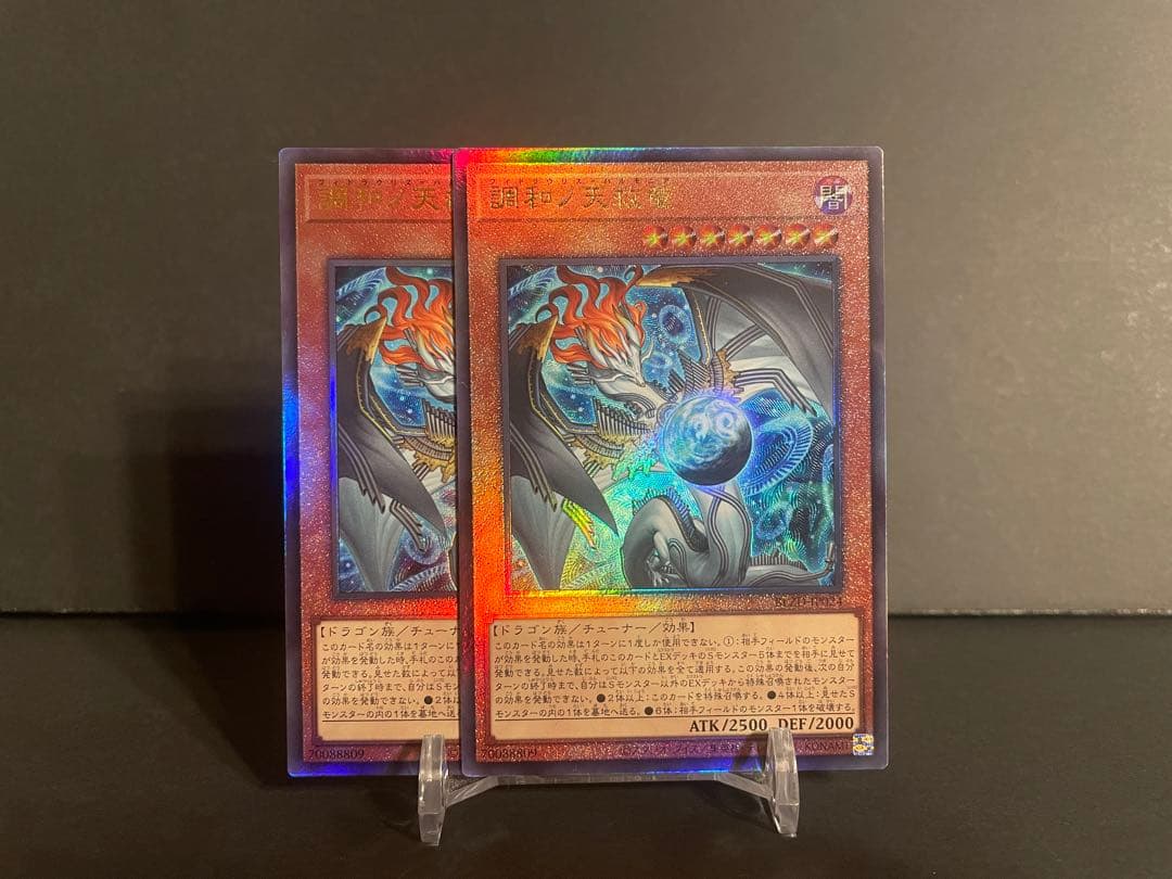 【遊戯王】調和ノ天救竜　2枚セット