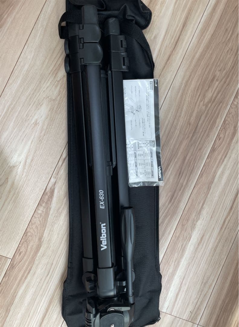 【未使用品】Velbon（ベルボン） 中型アルミ製三脚 EX-630