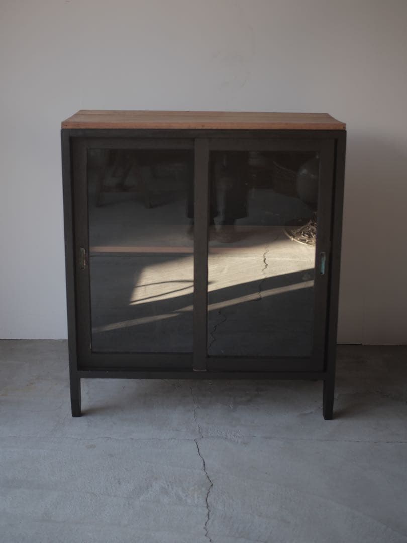 収納棚　食器棚　収納　カウンター　台　古家具　古道具　アンティーク　昭和レトロ