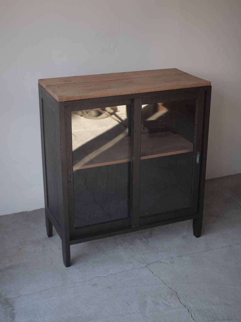 収納棚　食器棚　収納　カウンター　台　古家具　古道具　アンティーク　昭和レトロ