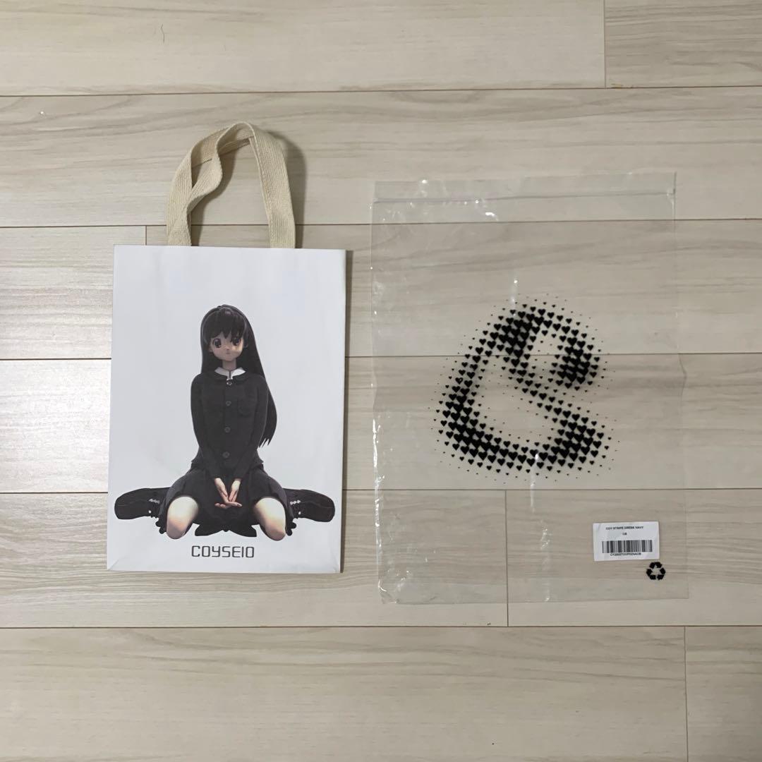 COYSEIO　STRIPE DRESS ストライプドレス　NAVY