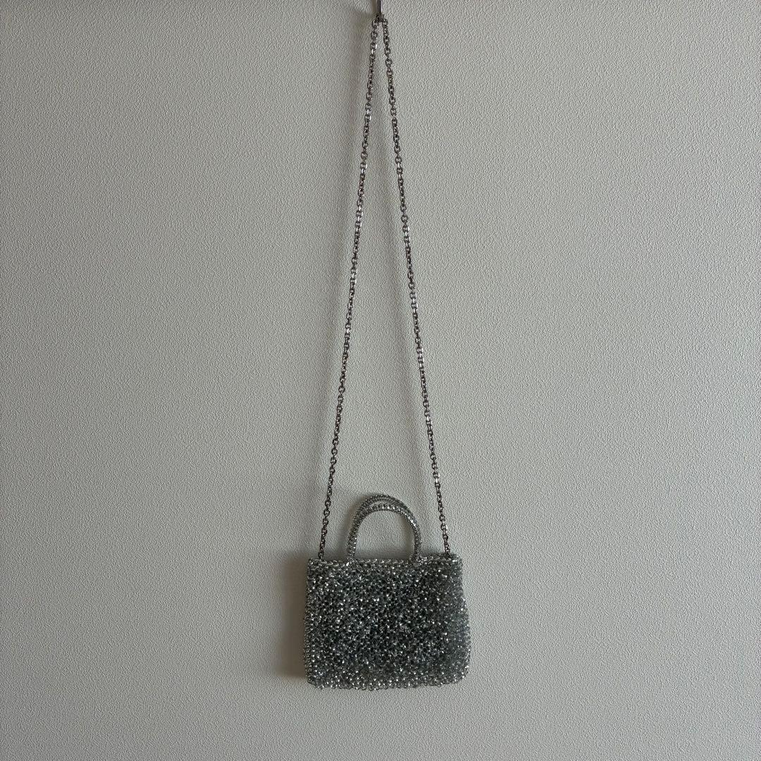 ＼極美品／アンテプリマ ワイヤーバッグ スタンダード ミニアトゥーラ シルバー