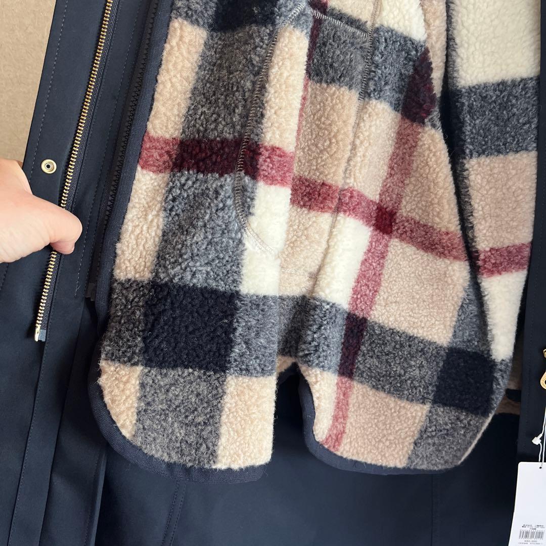 バーバリーブルーレーベル3wayコート新品タグ付き紺色