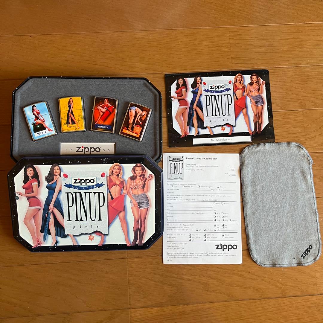 ZIPPO PINUP girls ピンナップガールライター4本セット