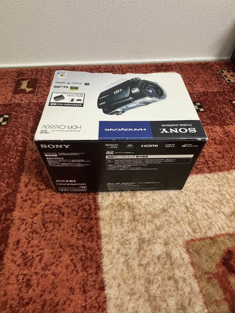 Sony HDR-CX550 ビデオカメラ本体