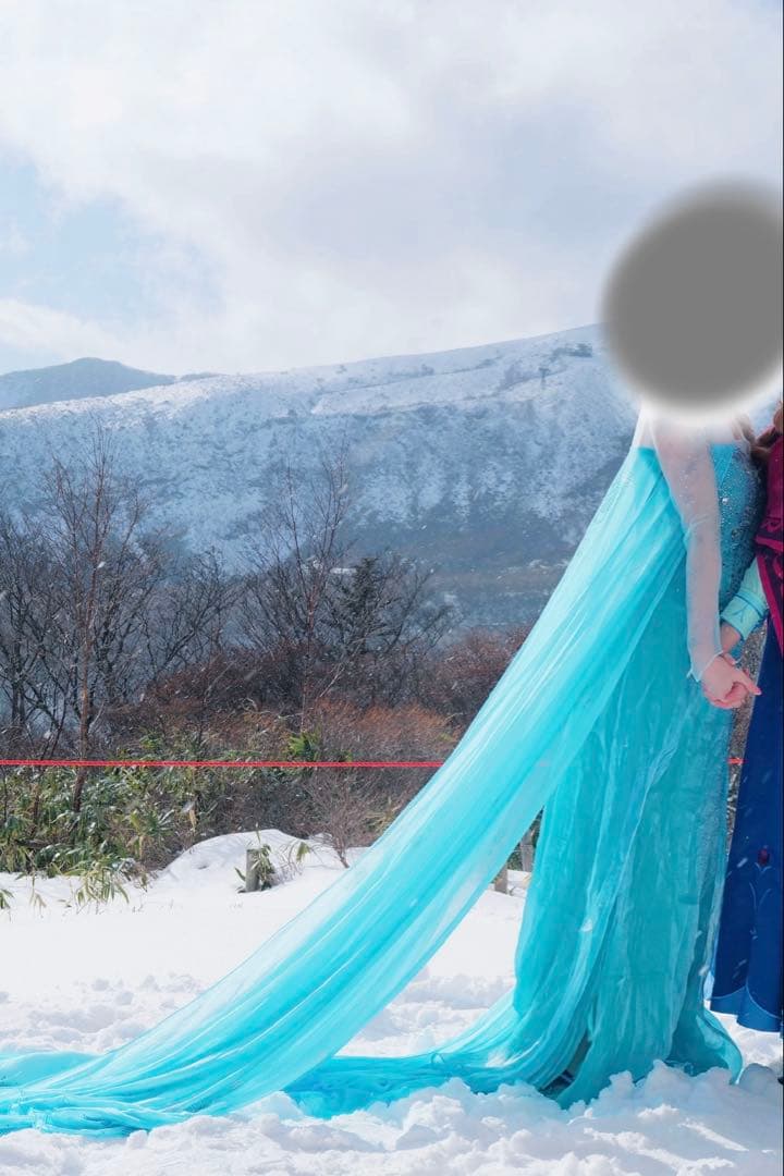 アナと雪の女王 エルサ 氷ドレス コスプレ
