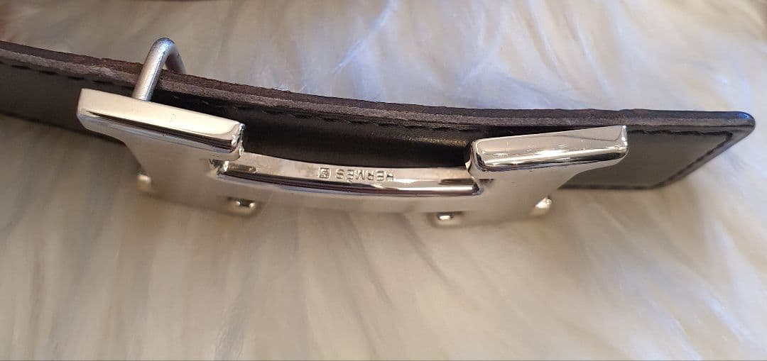 ✨HERMES エルメス Hバックル ベルト レザー 皮ベルト 黒✨