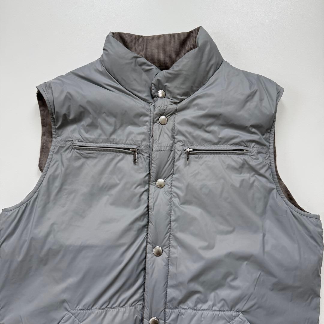 美品✨ブルネロクチネリ メンズ ダウンベスト リバーシブル