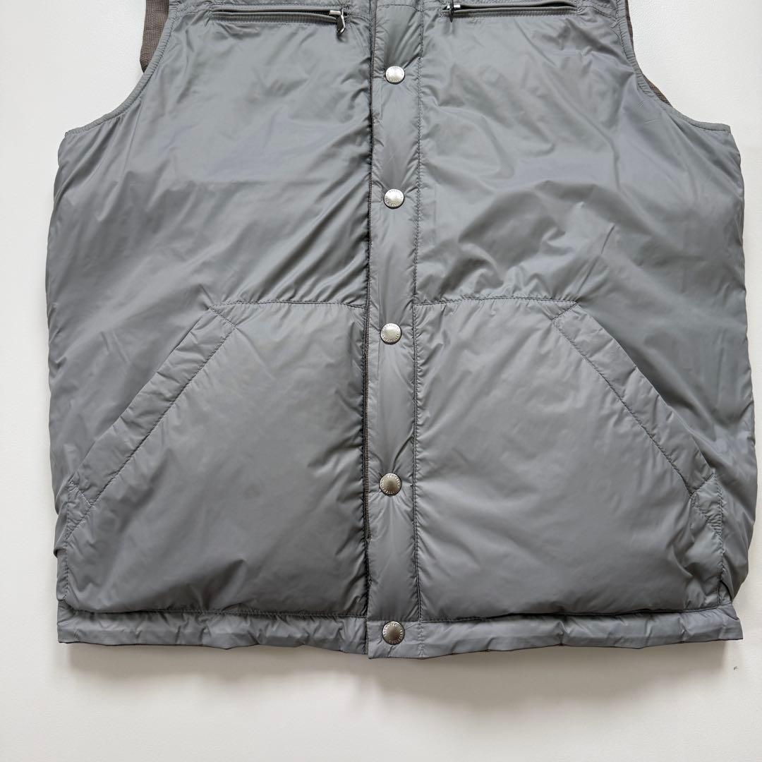 美品✨ブルネロクチネリ メンズ ダウンベスト リバーシブル