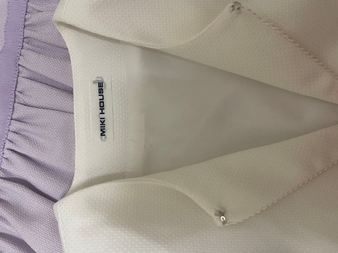 入学式 女の子 フォーマル ミキハウス &アナスイ　ドレスセット 120cm