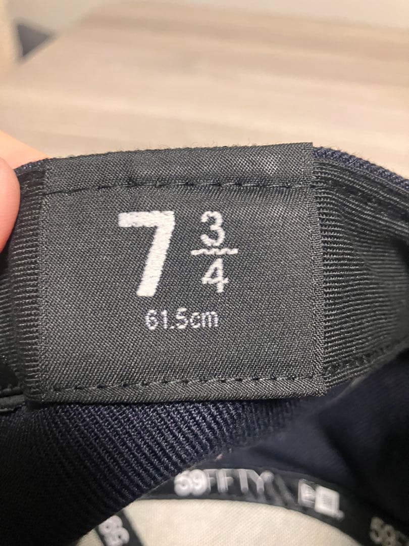 ニューエラ インディアンス キャップ ネイビー 59Fifty 7 3/4