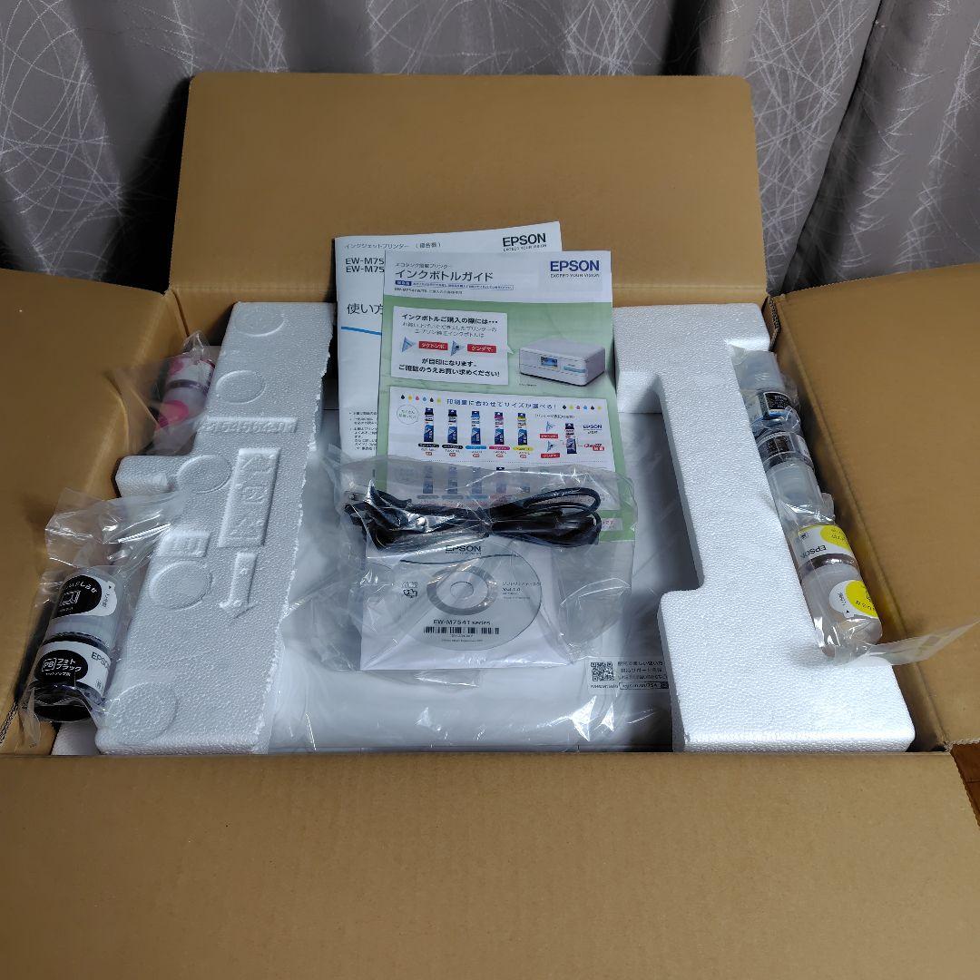 【未使用】 EPSON インクジェットプリンター 複合 A4 EW-M754TW
