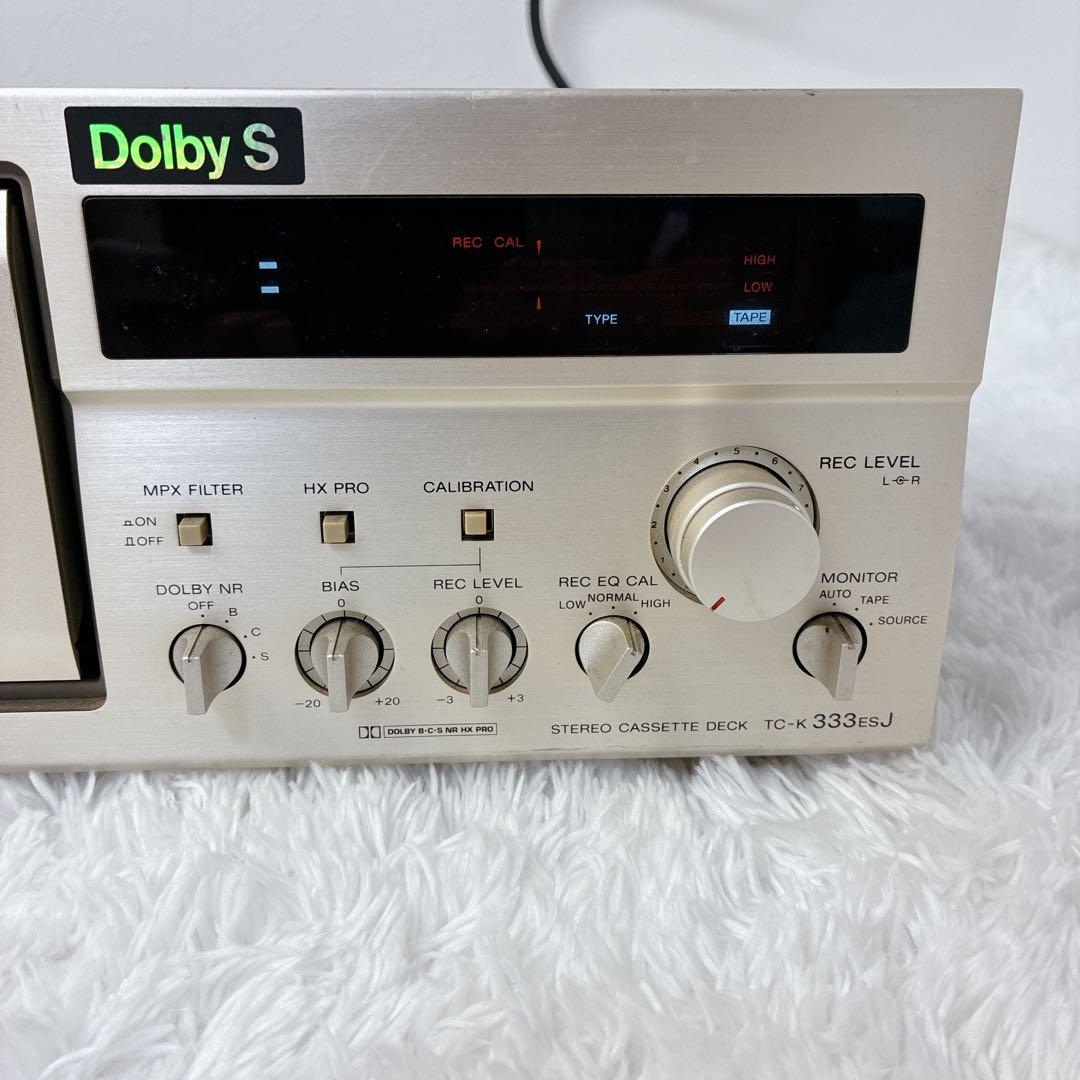 【ジャンク一部動作品】SONY ソニー TC-K333ESJ カセットデッキ