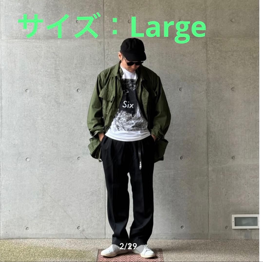 パンツ [anytee] Officer Pants_Black Gabardine L