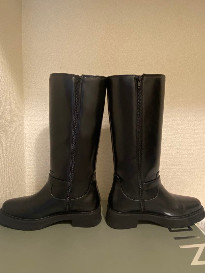 SNIDEL バリエライダースブーツ ブラック L