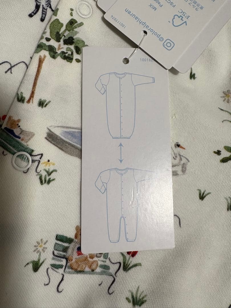 RL ベビー x Riley Sheehey ガウンカバーオール