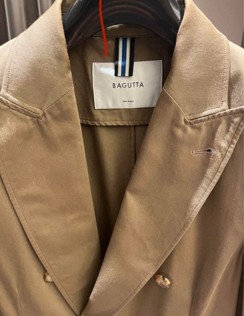 イタリア【極美品】BAGUTTA バグッタ ダブルブレストジャケット48