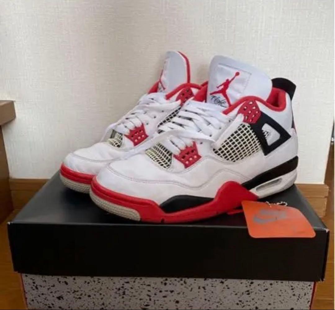 シューズ(男性用) Nike Air Jordan 4 Retro OG Fire Red