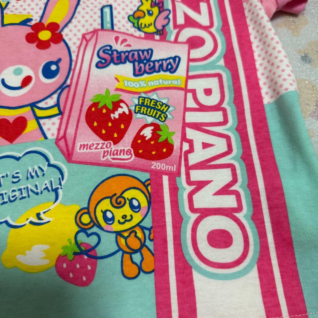 MEZZO PIANO 平成レトロ　ミミちゃん　ポポちゃん　Tシャツ 120