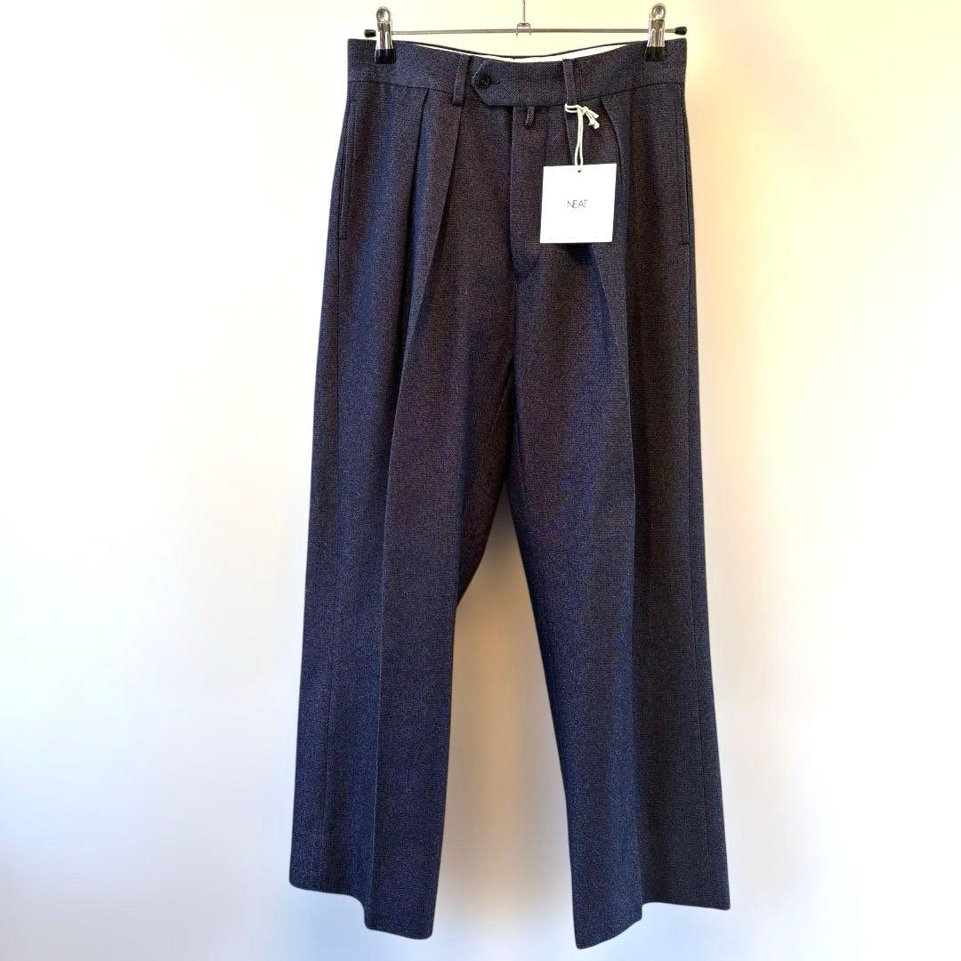 パンツ NEAT 22SS plastic denim wide 44